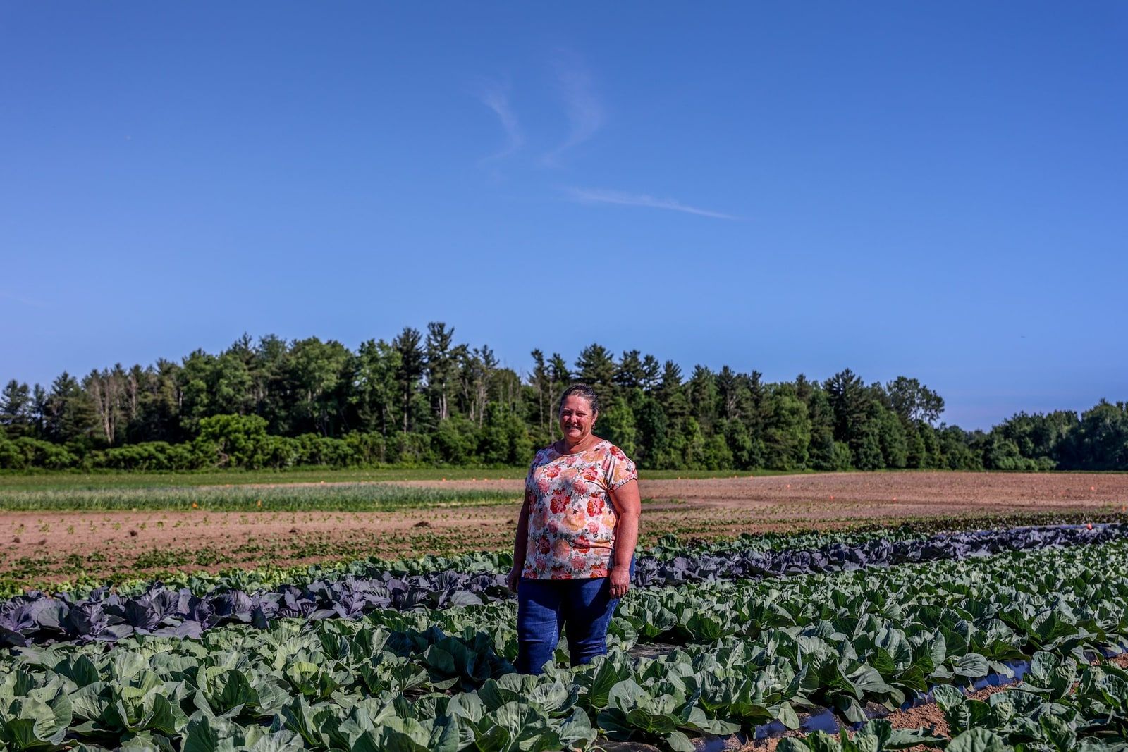 Annie at Peters Produce