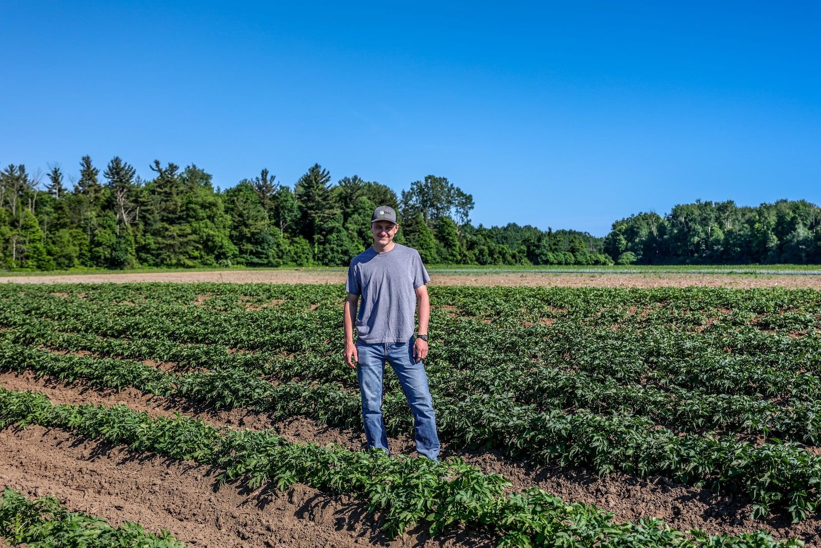 Derrick at Peters Produce