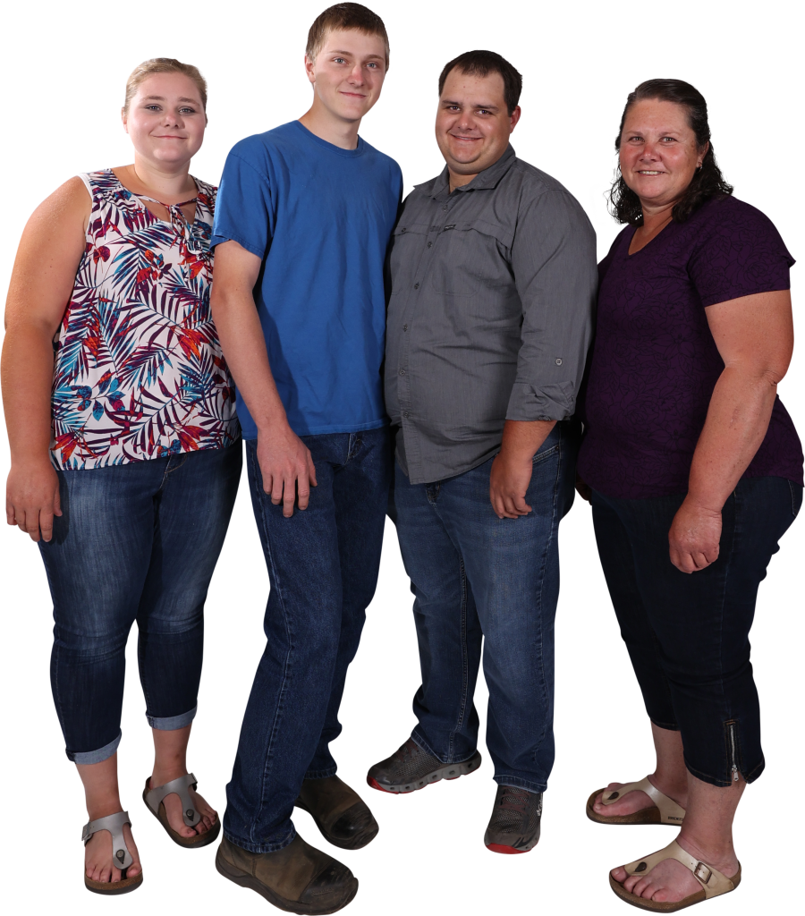 The Peters family of Peters Produce fruit and vegetable farm in Aylmer, Ontario.